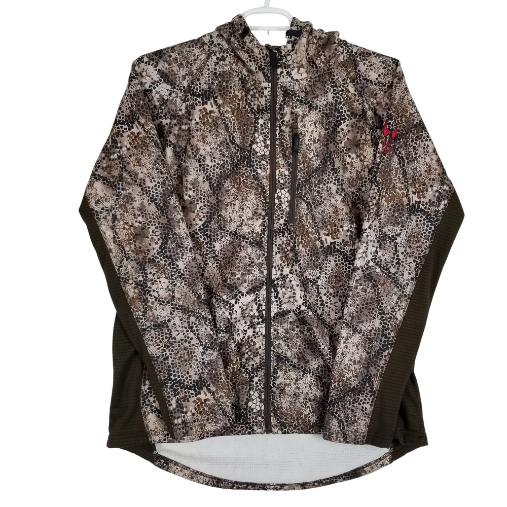 Badlands Flex Jacket Mens XL Camo Digital Snake Skin Tactical Hooded Full Zip